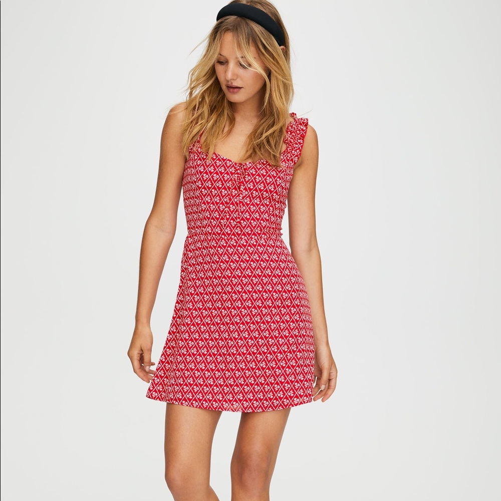 NWT Sunday Best Flirt Ruffle Dress